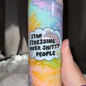 Colorful Motivational Tumbler